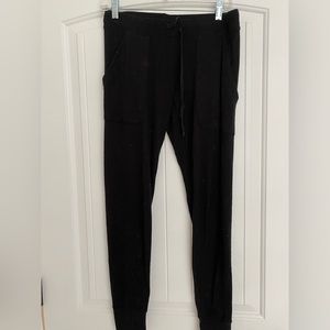 Joie Women’s Black Cashmere Joggers